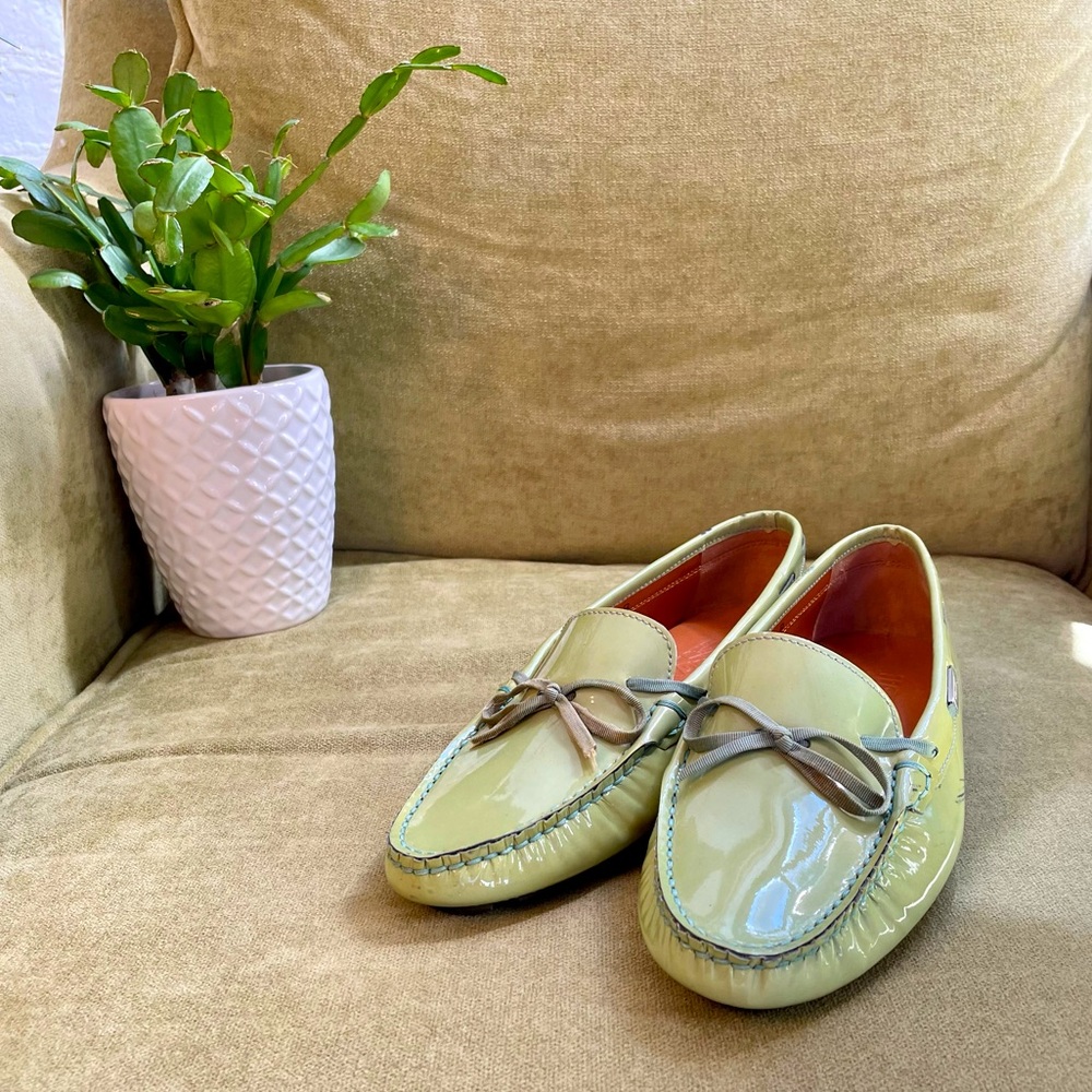 💚Salvatore Ferragamo Seafoam Green Loafers